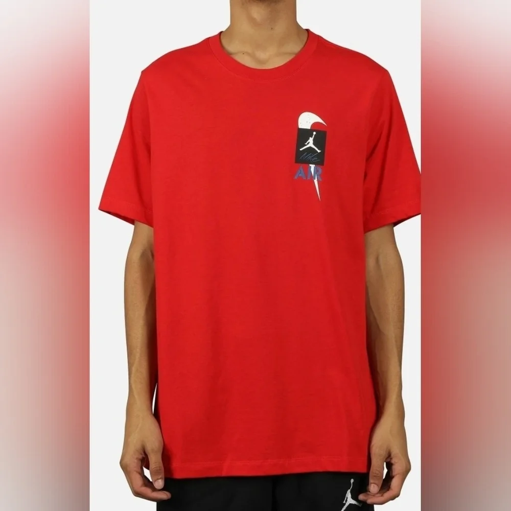 Nike Red Graphic Men's Tee 100% Cotton